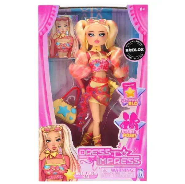 Dress To Impress Bubble Gum Gal Fashion Doll